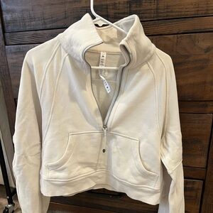 Cream Half-Zip Hoodie lululemon size xs/small